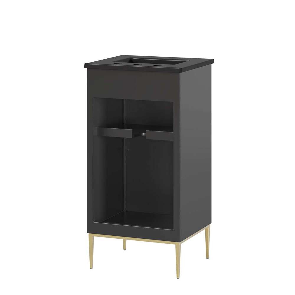 Modway - Awaken 18in Bathroom Vanity - EEI-6287-BLK-BLK veiw 5