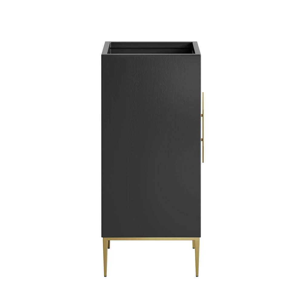 Modway - Awaken 18in Bathroom Vanity Cabinet in Black - EEI-6159-BLK veiw 3