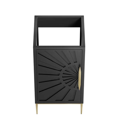 Modway - Awaken 18in Bathroom Vanity Cabinet in Black - EEI-6159-BLK veiw 5