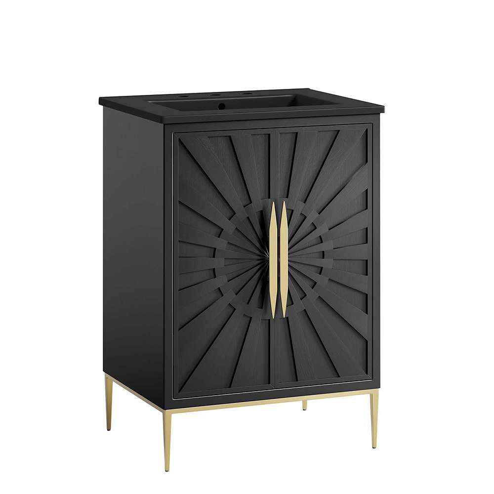 Modway - Awaken 24in Bathroom Vanity - EEI-6291-BLK-BLK veiw 1