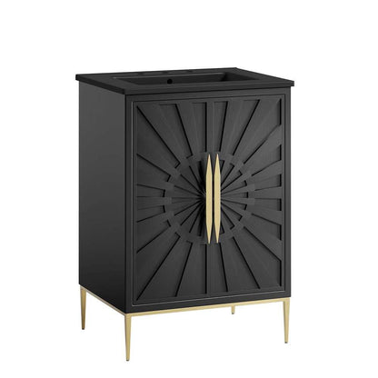Modway - Awaken 24in Bathroom Vanity - EEI-6291-BLK-BLK veiw 2