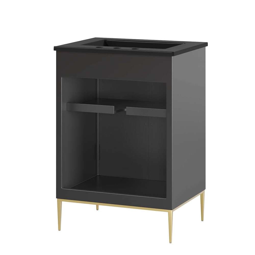 Modway - Awaken 24in Bathroom Vanity - EEI-6291-BLK-BLK veiw 5