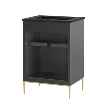 Modway - Awaken 24in Bathroom Vanity - EEI-6291-BLK-BLK veiw 5