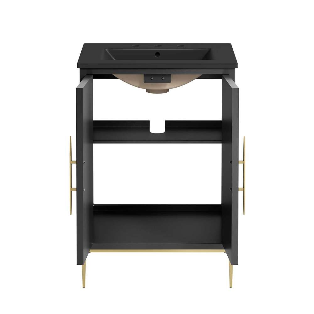 Modway - Awaken 24in Bathroom Vanity - EEI-6291-BLK-BLK veiw 6
