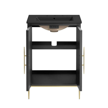 Modway - Awaken 24in Bathroom Vanity - EEI-6291-BLK-BLK veiw 6