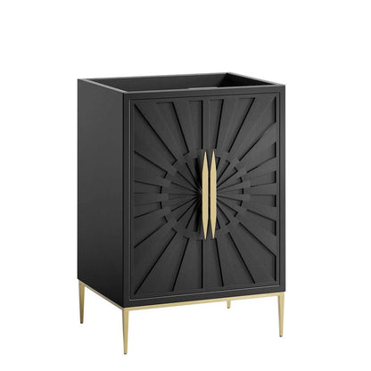 Modway - Awaken 24in Bathroom Vanity Cabinet in Black - EEI-6160-BLK veiw 2