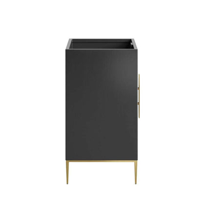 Modway - Awaken 24in Bathroom Vanity Cabinet in Black - EEI-6160-BLK veiw 3