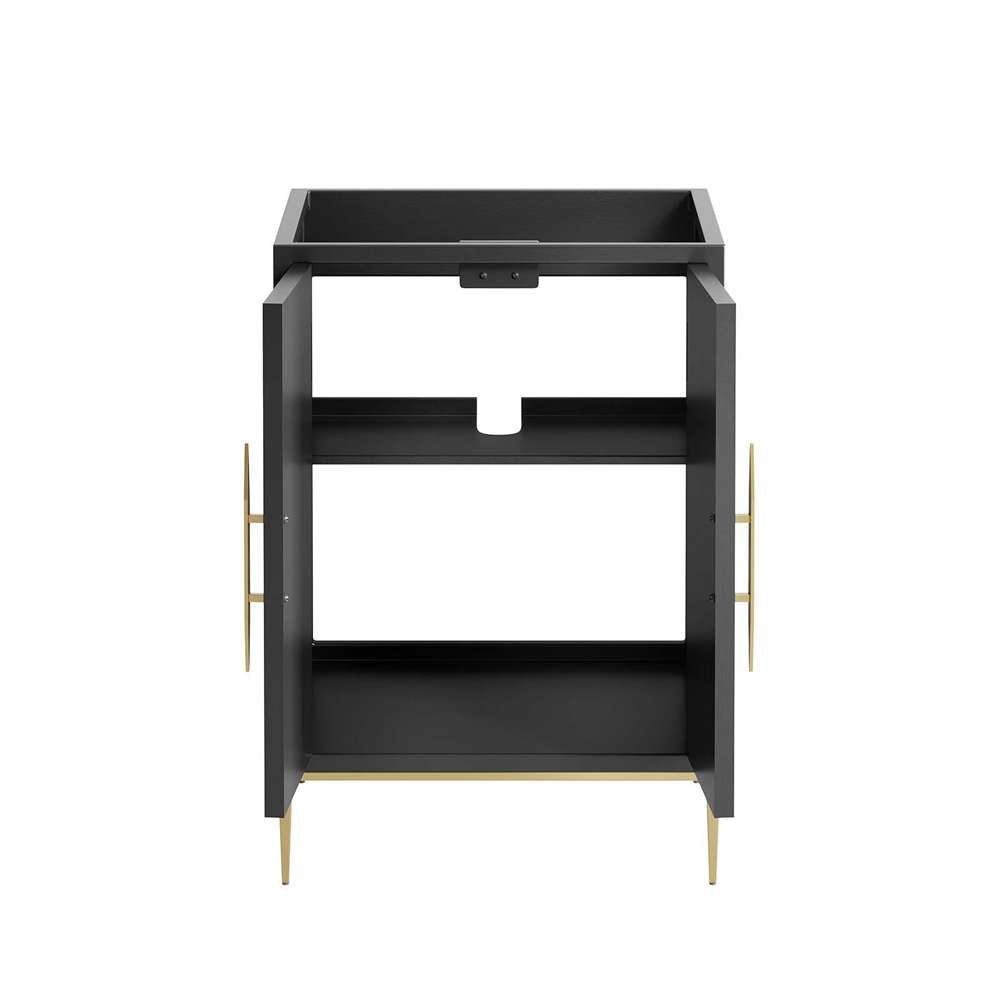 Modway - Awaken 24in Bathroom Vanity Cabinet in Black - EEI-6160-BLK veiw 6