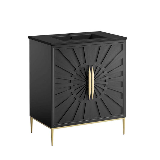 Modway - Awaken 30in Bathroom Vanity - EEI-6295-BLK-BLK veiw 1