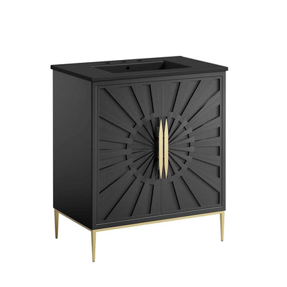 Modway - Awaken 30in Bathroom Vanity - EEI-6295-BLK-BLK veiw 2