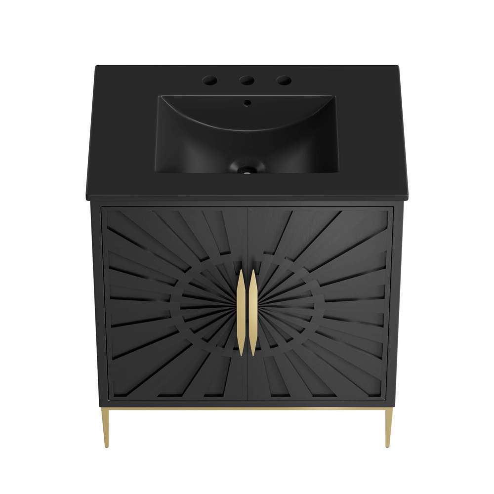 Modway - Awaken 30in Bathroom Vanity - EEI-6295-BLK-BLK veiw 4
