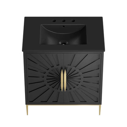 Modway - Awaken 30in Bathroom Vanity - EEI-6295-BLK-BLK veiw 4