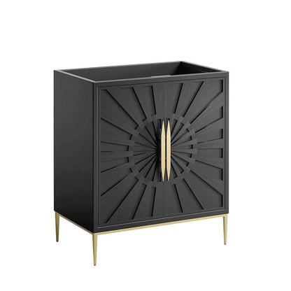 Modway - Awaken 30in Bathroom Vanity Cabinet in Black - EEI-6161-BLK veiw 1
