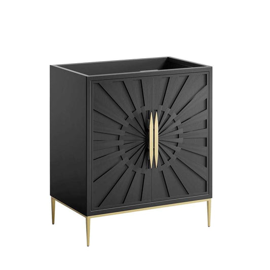 Modway - Awaken 30in Bathroom Vanity Cabinet in Black - EEI-6161-BLK veiw 2