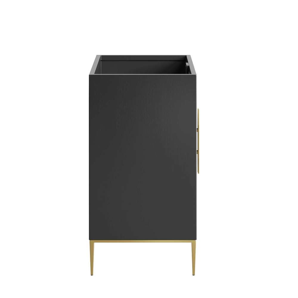 Modway - Awaken 30in Bathroom Vanity Cabinet in Black - EEI-6161-BLK veiw 3