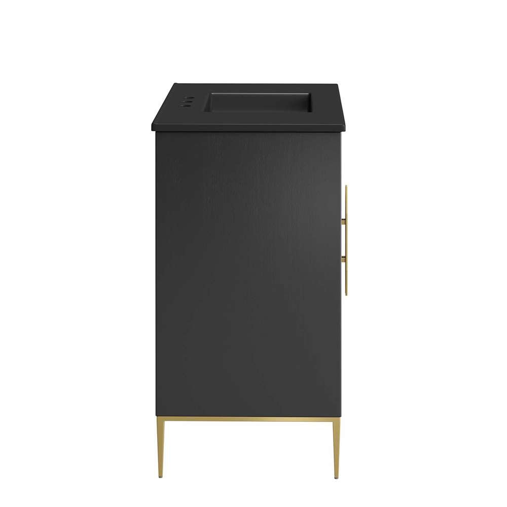 Modway - Awaken 36in Bathroom Vanity - EEI-6299-BLK-BLK veiw 3