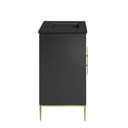 Modway - Awaken 36in Bathroom Vanity - EEI-6299-BLK-BLK veiw 3