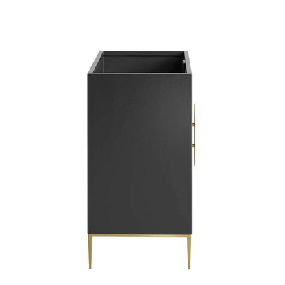 Modway - Awaken 36in Bathroom Vanity Cabinet in Black - EEI-6162-BLK veiw 3