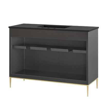 Modway - Awaken 48in Bathroom Vanity - EEI-6303-BLK-BLK veiw 5