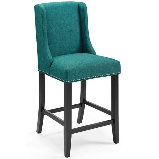 Modway - Baron Upholstered Fabric Counter Stool - EEI-3735-TEA veiw 1