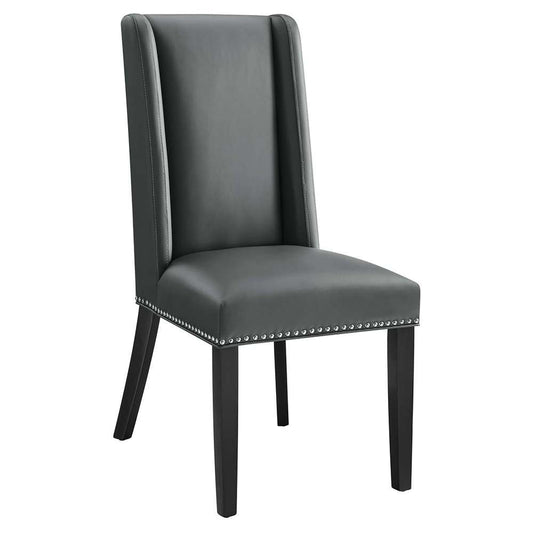 Modway - Baron Vegan Leather Dining Chair - EEI-2232-GRY veiw 1