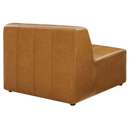 Modway - Bartlett Vegan Leather Armless Chair - EEI-4399-TAN veiw 4