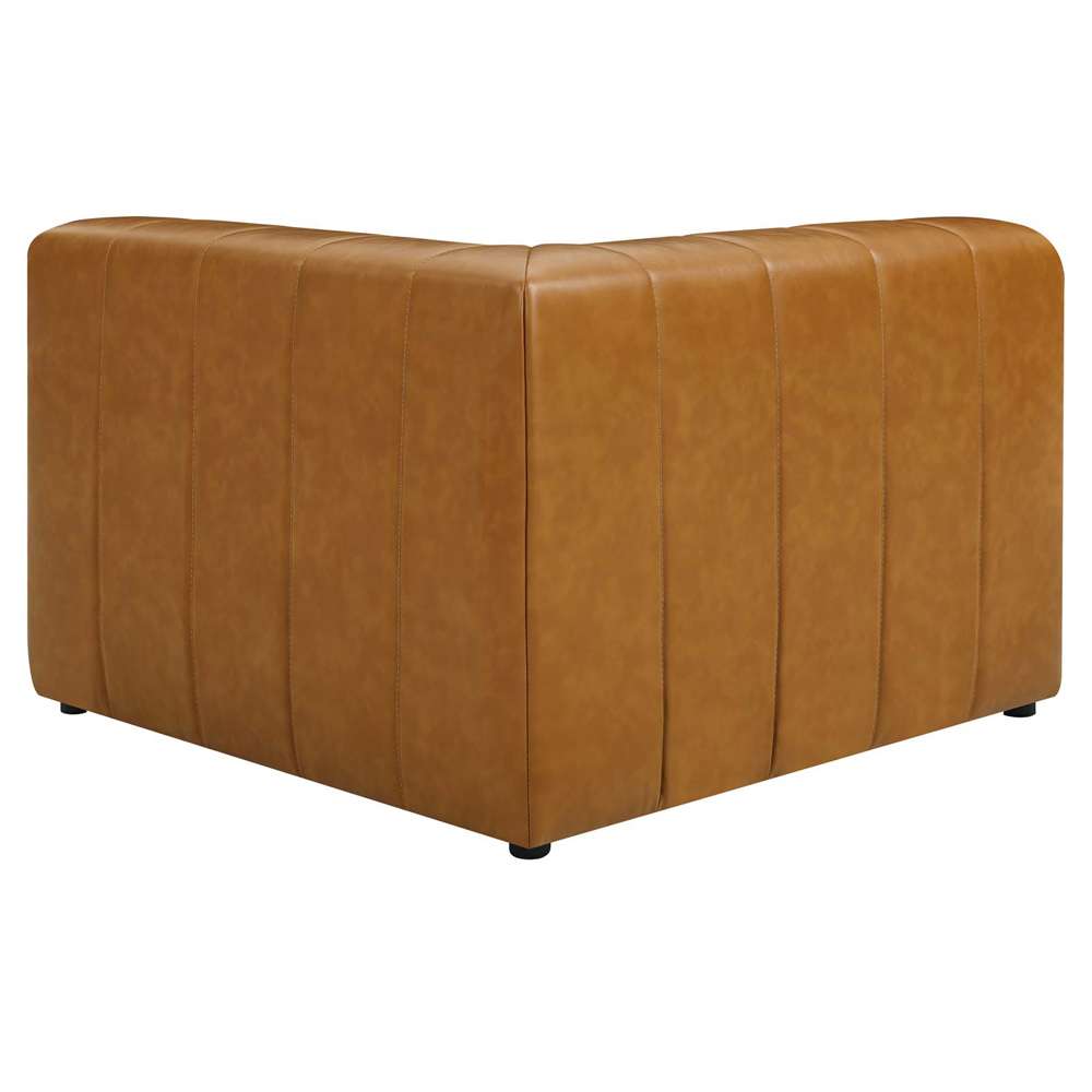 Modway - Bartlett Vegan Leather Corner Chair - EEI-4403-TAN veiw 4