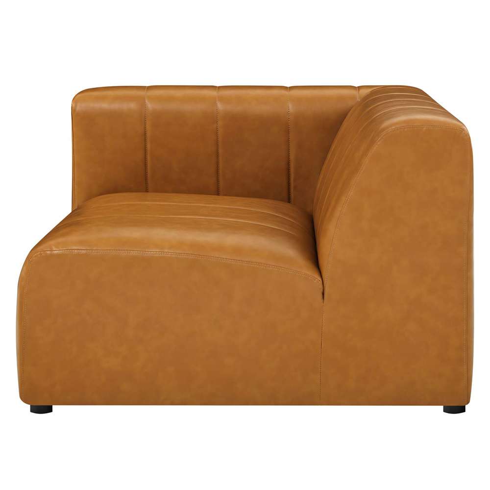 Modway - Bartlett Vegan Leather Left-Arm Chair - EEI-4397-TAN veiw 5
