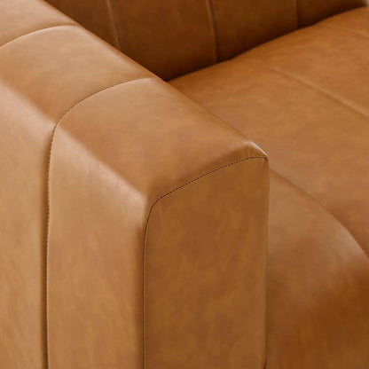 Modway - Bartlett Vegan Leather Left-Arm Chair - EEI-4397-TAN veiw 6