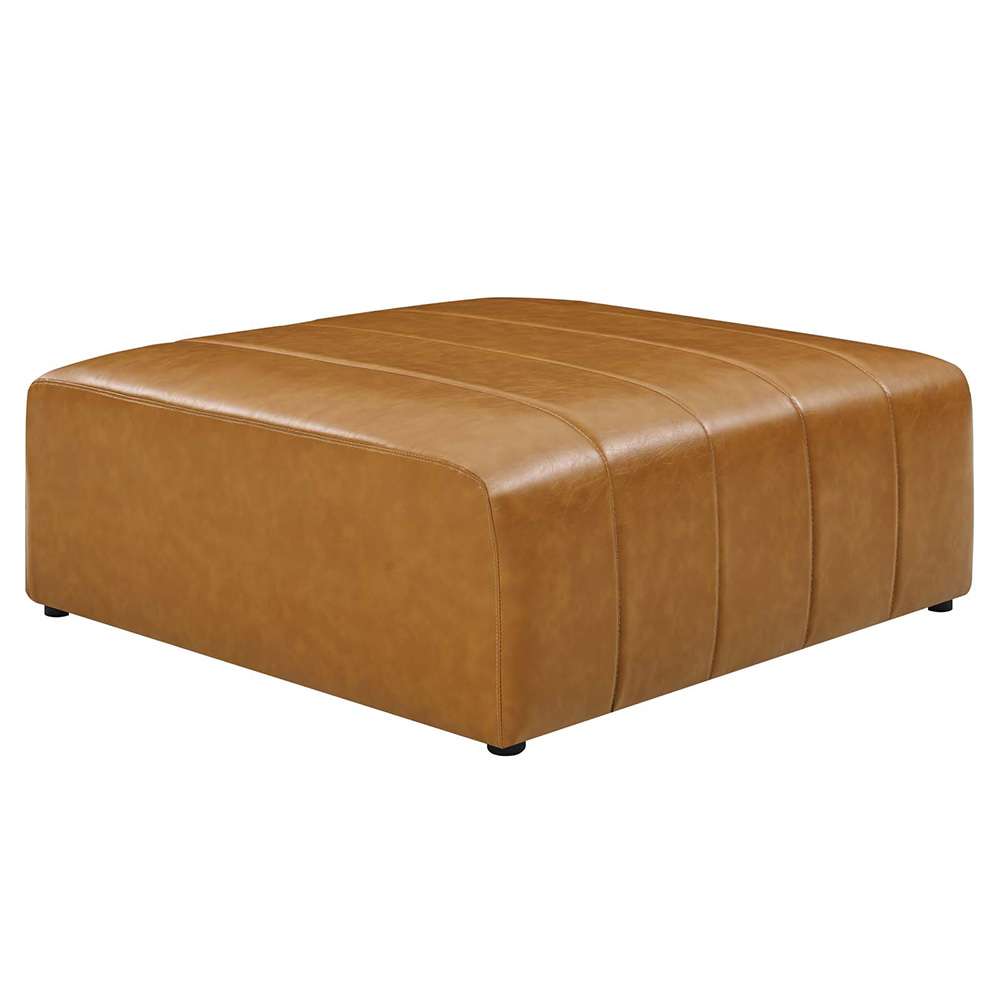 Modway - Bartlett Vegan Leather Ottoman - EEI-4401-TAN veiw 1