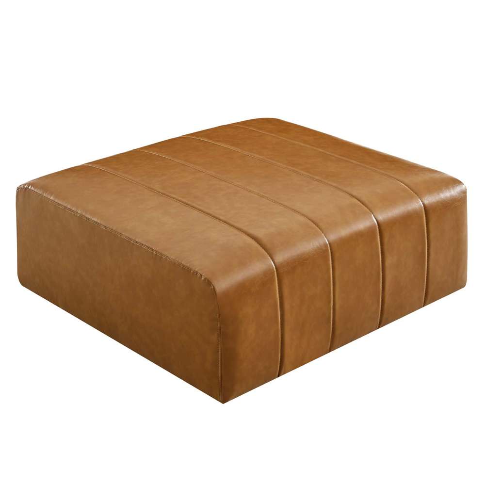 Modway - Bartlett Vegan Leather Ottoman - EEI-4401-TAN veiw 3