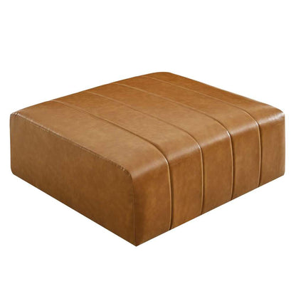 Modway - Bartlett Vegan Leather Ottoman - EEI-4401-TAN veiw 3