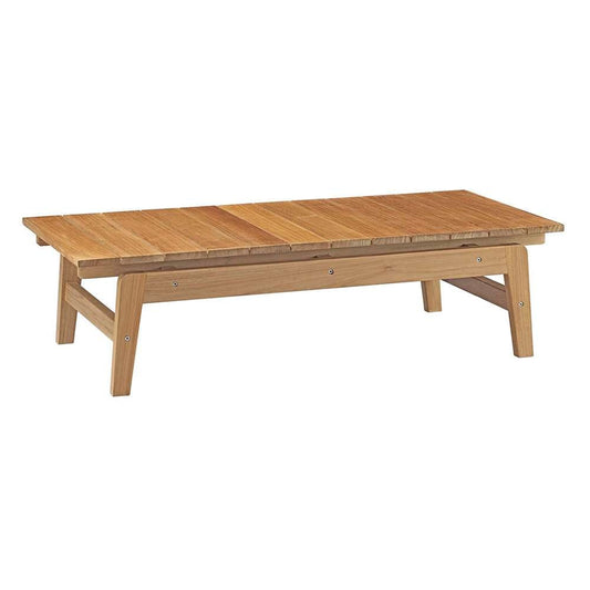 Modway - Bayport Outdoor Patio Teak Coffee Table - EEI-2699-NAT veiw 1
