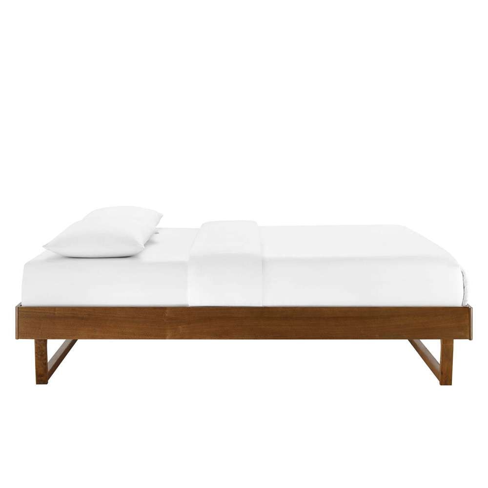 Modway - Billie Queen Wood Platform Bed Frame - MOD-6214-WAL veiw 4