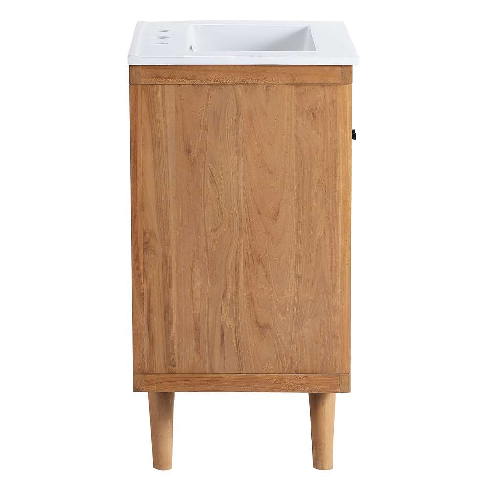 Modway - Birdie 24in Bathroom Vanity - EEI-5112-NAT-WHI veiw 4