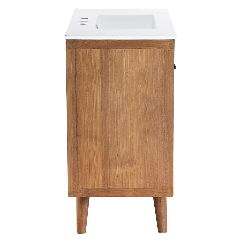 Modway - Birdie 36in Bathroom Vanity - EEI-5113-NAT-WHI veiw 4