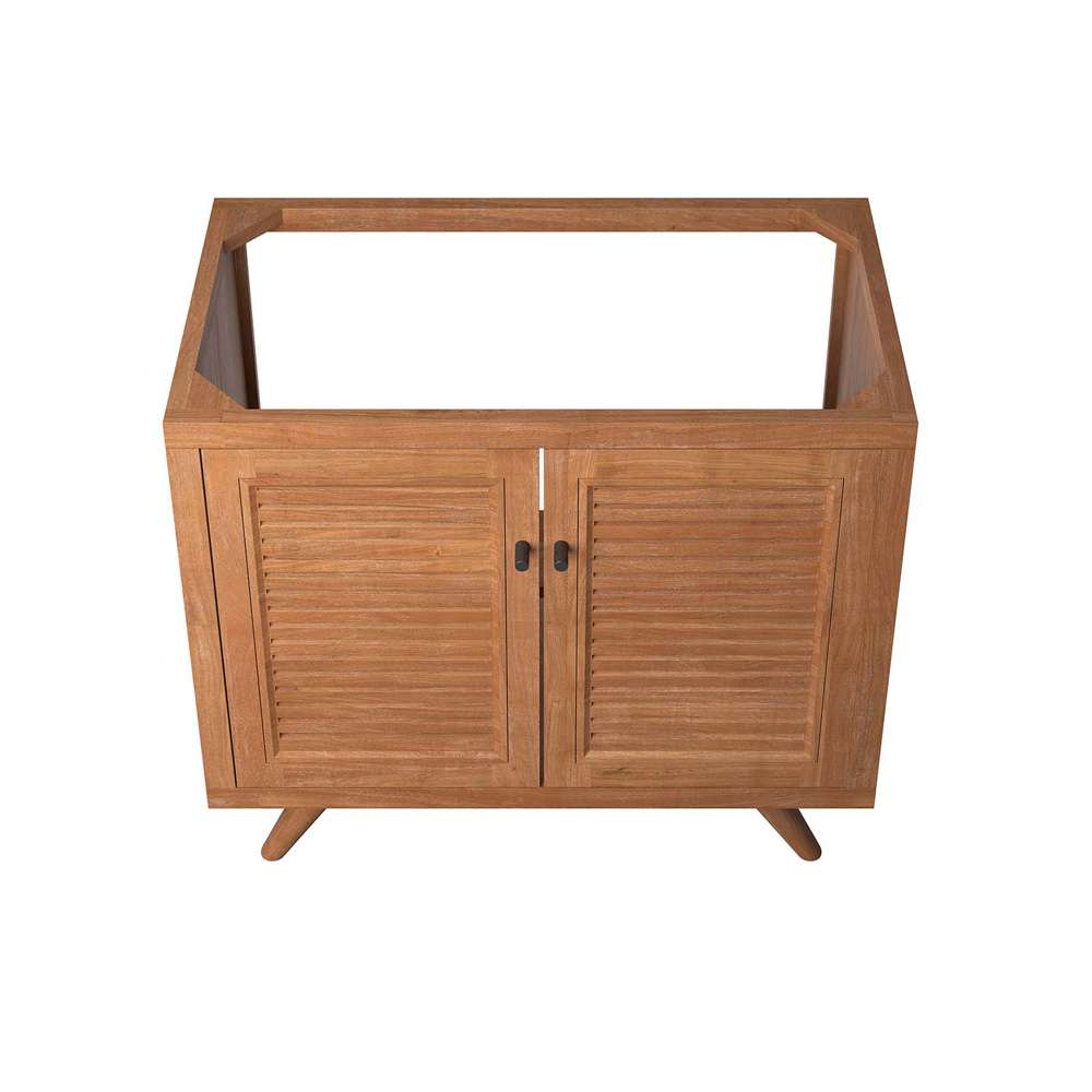 Modway - Birdie 36in Teak Wood Bathroom Vanity Cabinet (Sink Basin Not Included) - EEI-5087-NAT veiw 5