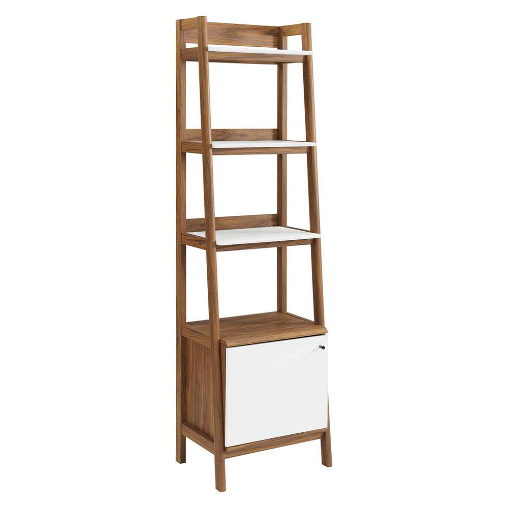 Modway - Bixby 21in Bookshelf - EEI-4655-WAL-WHI veiw 1