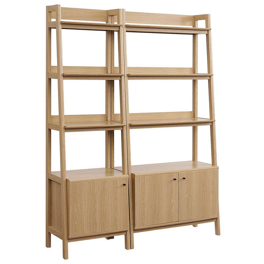 Modway - Bixby Wood Bookshelves - (Set of 2) - EEI-6113-OAK veiw 1