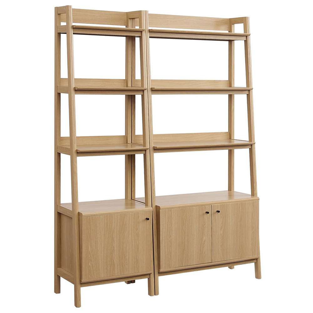 Modway - Bixby Wood Bookshelves - (Set of 2) - EEI-6113-OAK veiw 2