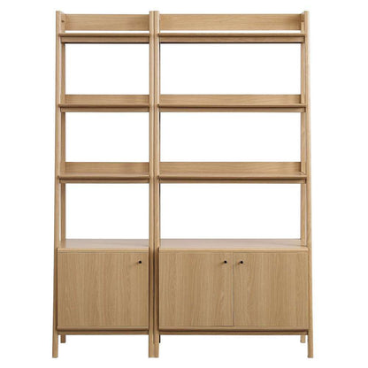 Modway - Bixby Wood Bookshelves - (Set of 2) - EEI-6113-OAK veiw 3