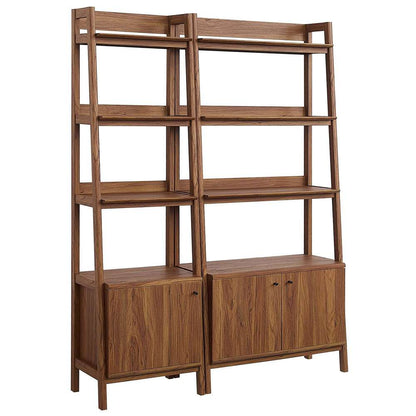 Modway - Bixby Wood Bookshelves - (Set of 2) - EEI-6113-WAL veiw 2