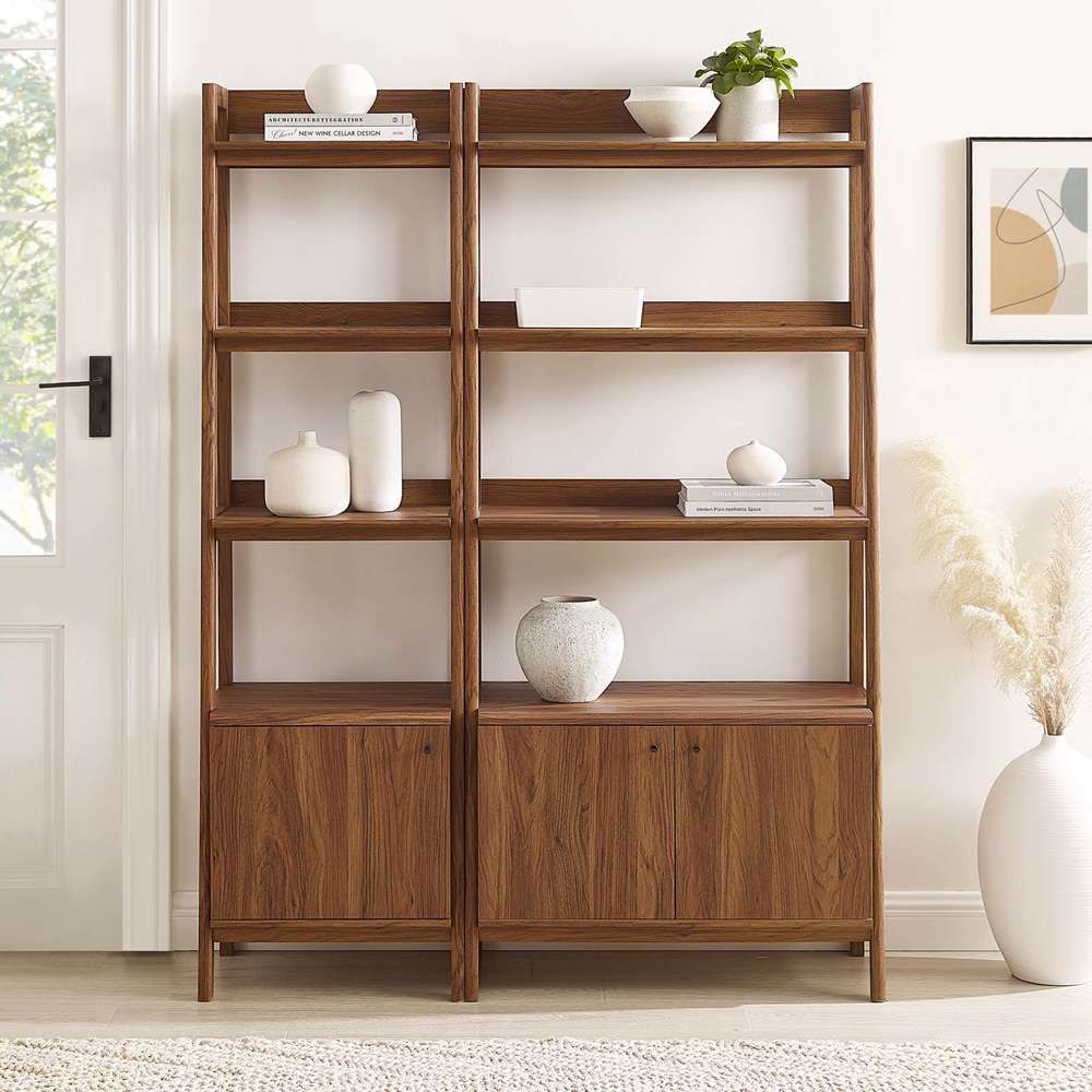 Modway - Bixby Wood Bookshelves - (Set of 2) - EEI-6113-WAL veiw 5