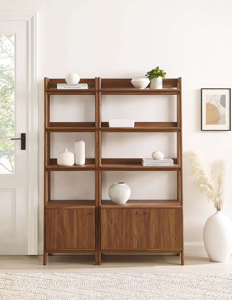 Modway - Bixby Wood Bookshelves - (Set of 2) - EEI-6113-WAL veiw 6