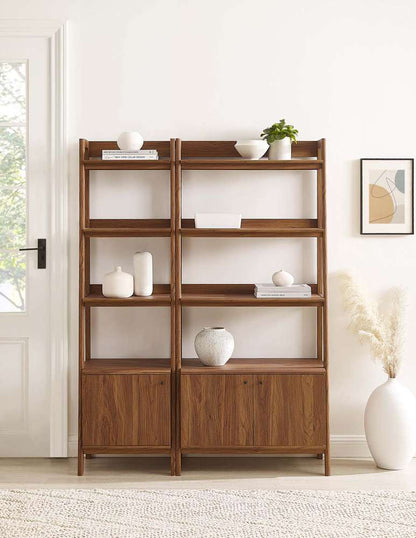 Modway - Bixby Wood Bookshelves - (Set of 2) - EEI-6113-WAL veiw 6