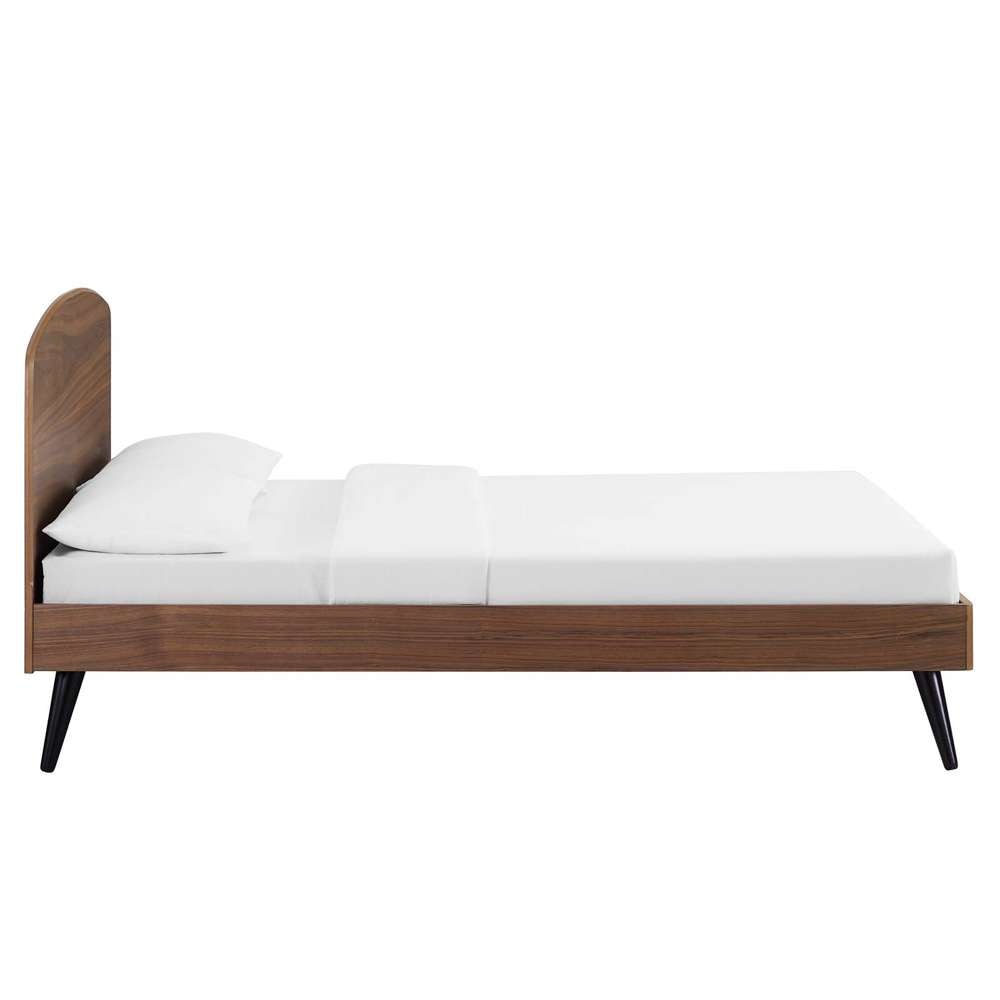 Modway - Bronwen Queen Wood Platform Bed - MOD-6254-WAL veiw 5