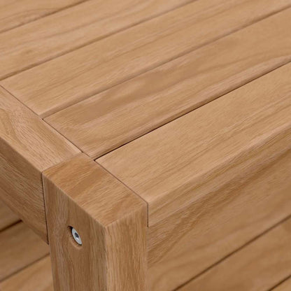 Modway - Carlsbad Teak Wood Outdoor Patio Coffee Table - EEI-5608-NAT veiw 5