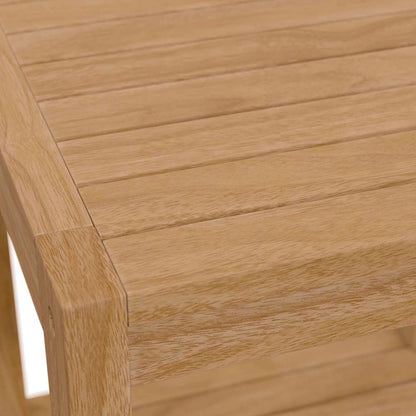 Modway - Carlsbad Teak Wood Outdoor Patio Side Table - EEI-5607-NAT veiw 6