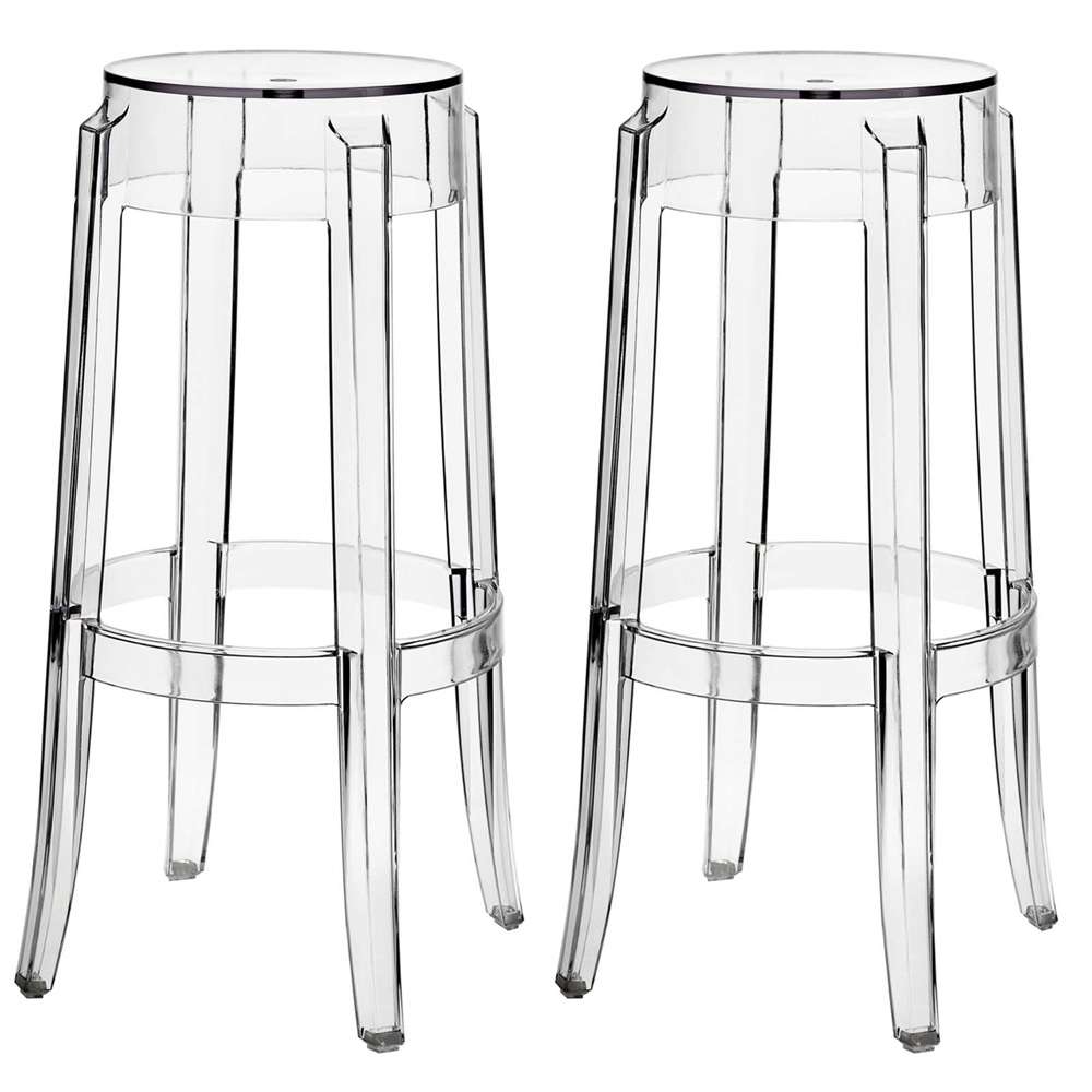 Modway - Casper Bar Stool (Set of 2) - EEI-909-CLR veiw 2