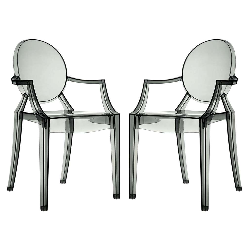 Modway - Casper Dining Armchairs (Set of 2) - EEI-905-SMK veiw 1
